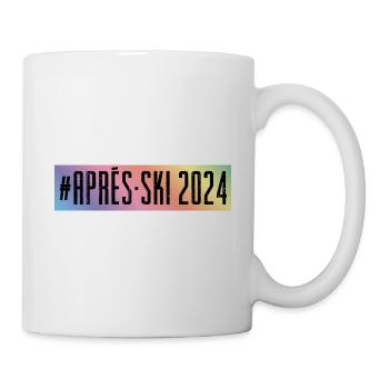 Après-ski 2024 Coloré - Mug blanc - blanc - Droite