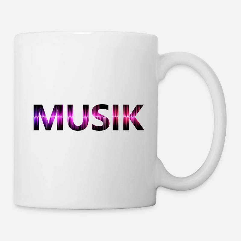 musique - Mug blanc - blanc