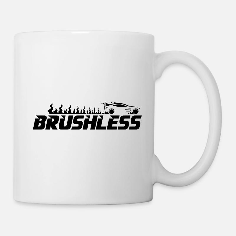 Brushless RC Car Lipo ferngesteuert - Tasse - Weiß