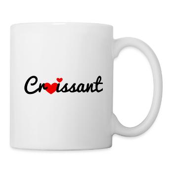 croissant - Tasse - Weiß - Rechts