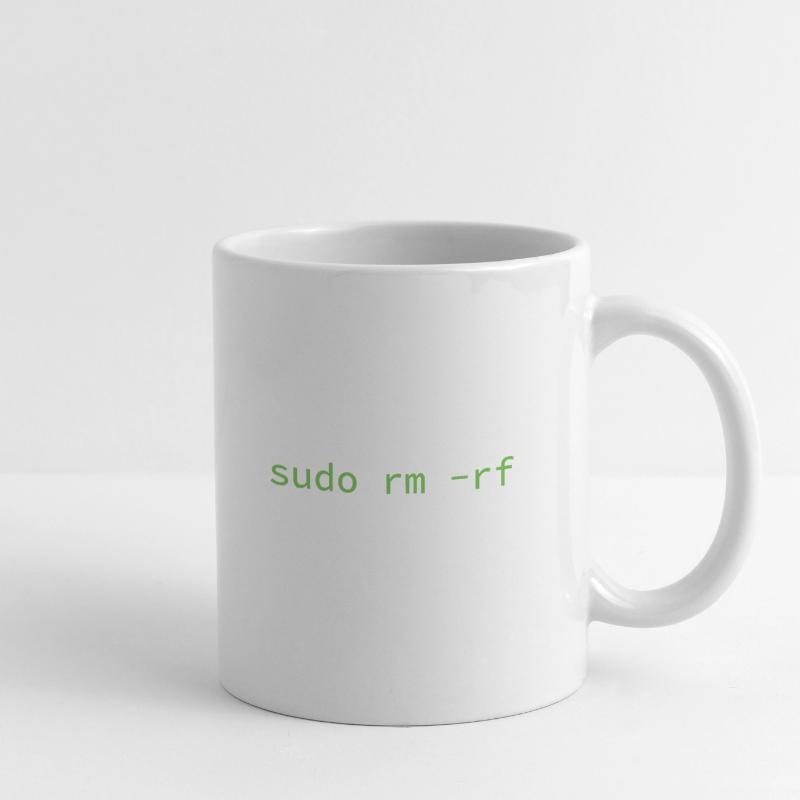 sudo rm -rf Don_t try thi... Programmierer & Nerd Tasse