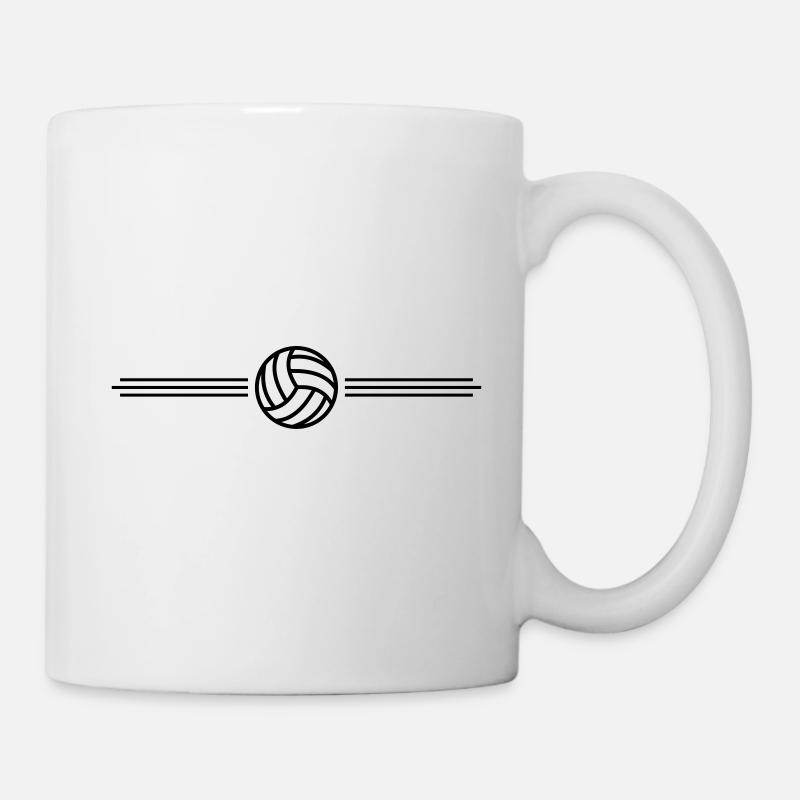 volleyball team - Tasse - Weiß