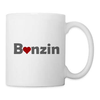 Benzin Liebhaber - Tasse - Weiß - Rechts