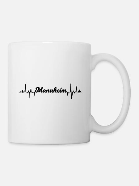 Die Mannheimer - Tasse - Weiß
