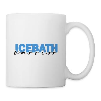 Eisbader Winterschwimmen "icebath warrior" - Tasse - Weiß - Rechts