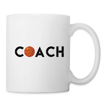 Coach Basketball | Le Meil basketball coach gift - Mug - white - Right