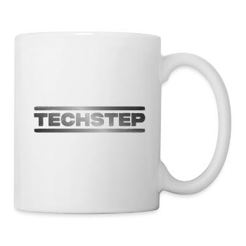 Techstep DNB Drum n Bass Junglist - Tasse - Weiß - Rechts