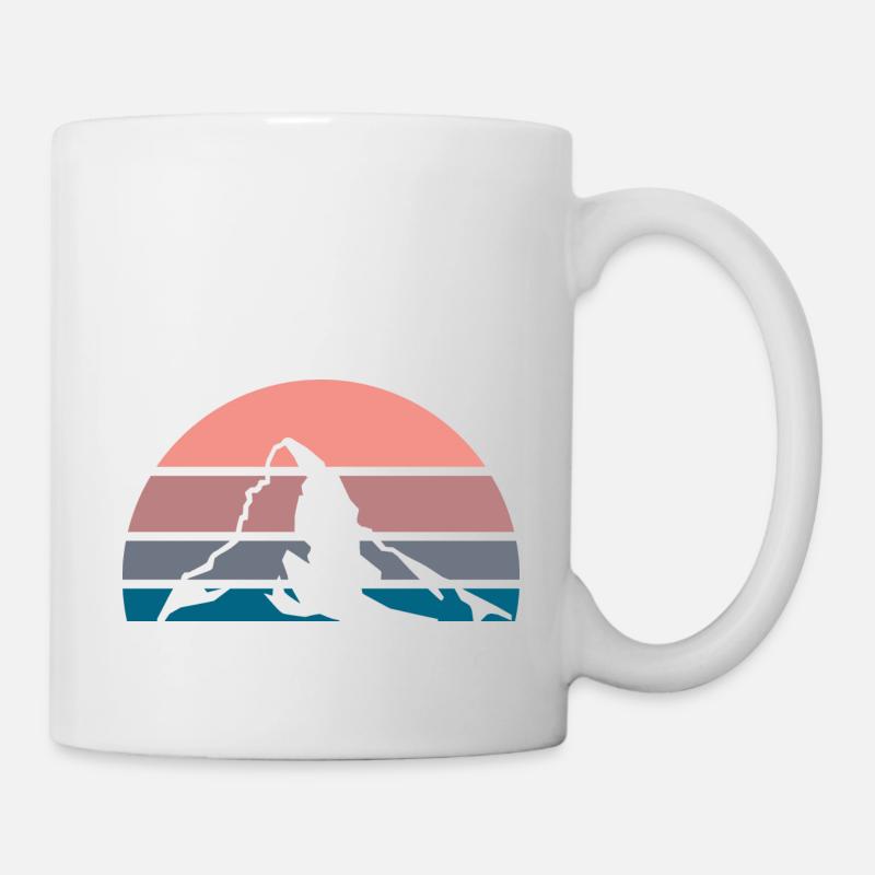 Matterhorn at dusk - Mug - white