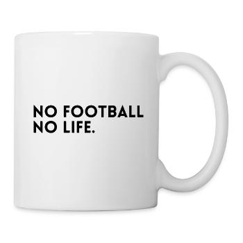No Football - No life. - Mug - white - Right