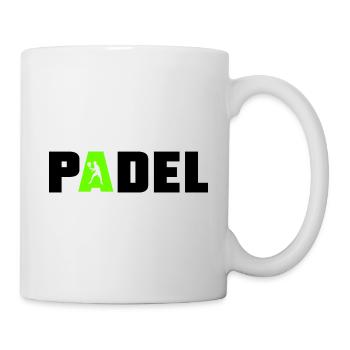 Padel Sport Logo - Mug blanc - blanc - Droite