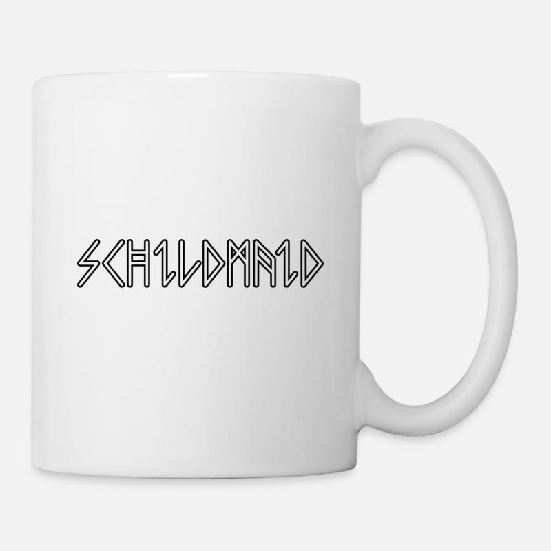 Schildmaid Wikinger Nordisches Mittelalter Design - Tasse - Weiß