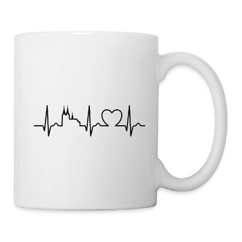 Heart Curve Cologne - Travel - Cologne Cathedral - Mug - white - Right