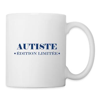 autiste - Mug blanc - blanc - Droite