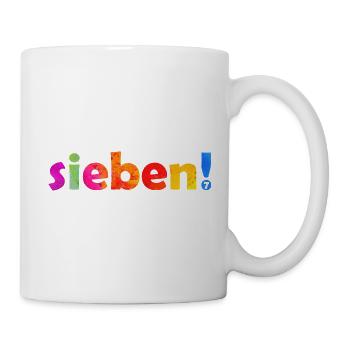 SIEBEN 7 JAHRE JUNGE 7. GEBURTSTAG - Tasse - Weiß - Rechts