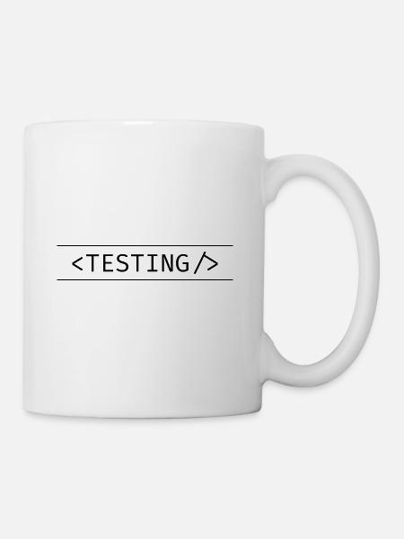 jour d'essai - Mug blanc - blanc