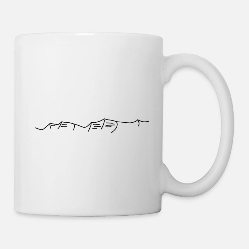 Nagelfluhkette Hochgrat - mountains - without - Mug - white