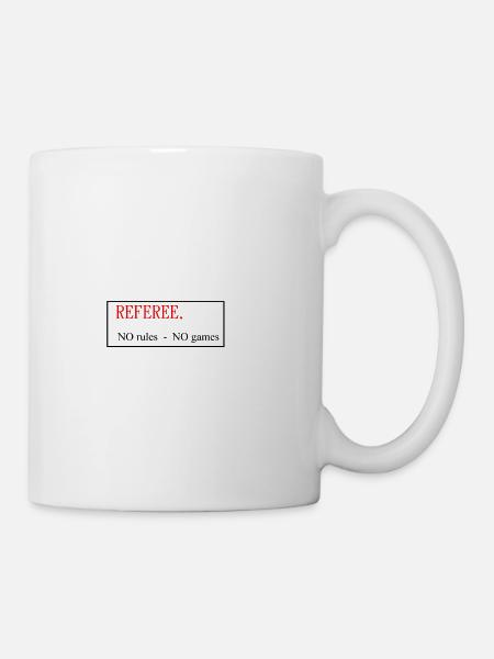 Schiedsrichter - Tasse - Weiß