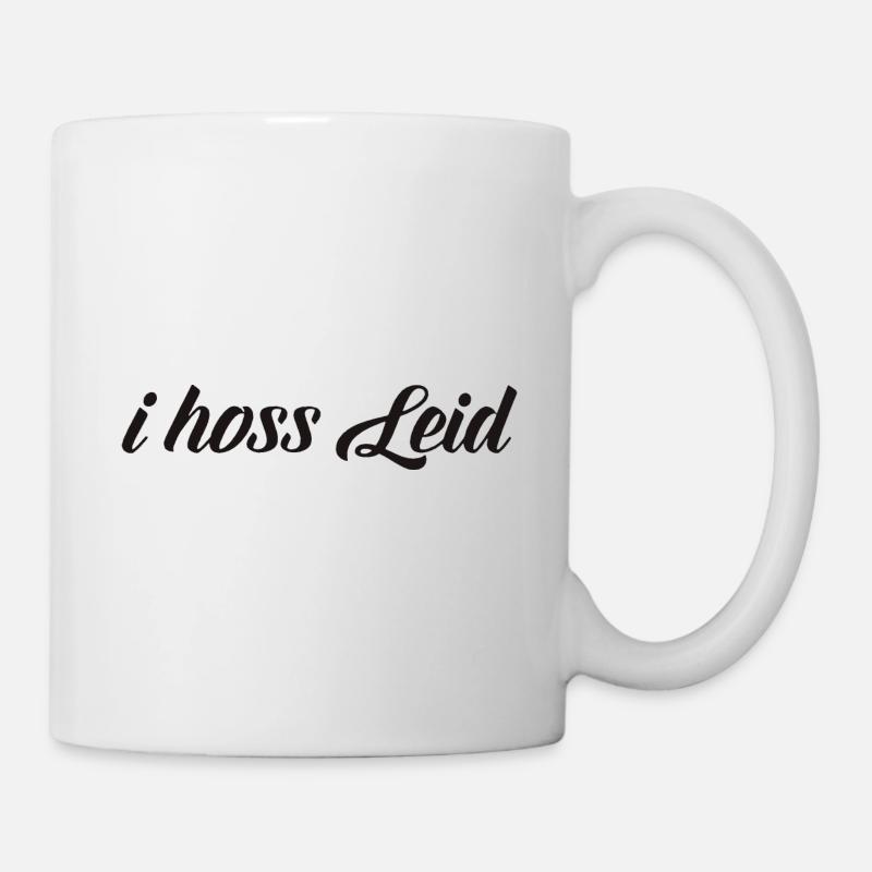 i hoss Leid - Tasse - Weiß