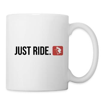 Just ride 9 - Tasse - Weiß - Rechts