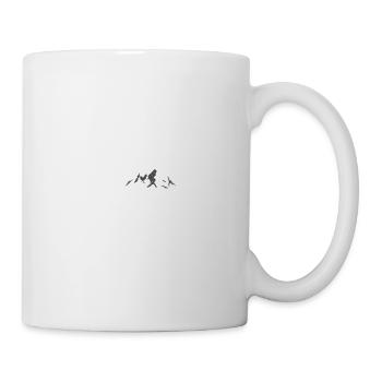 Bergsteigen Bergsteiger Herzschlag Wandern - Tasse - Weiß - Rechts