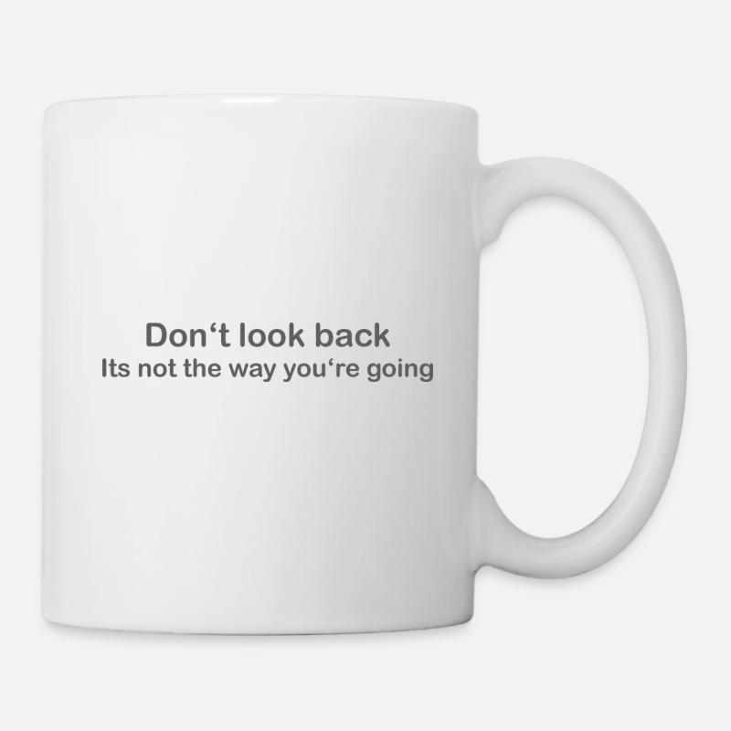 Citation intemporelle avec fond profond. Dicton. - Mug blanc - blanc