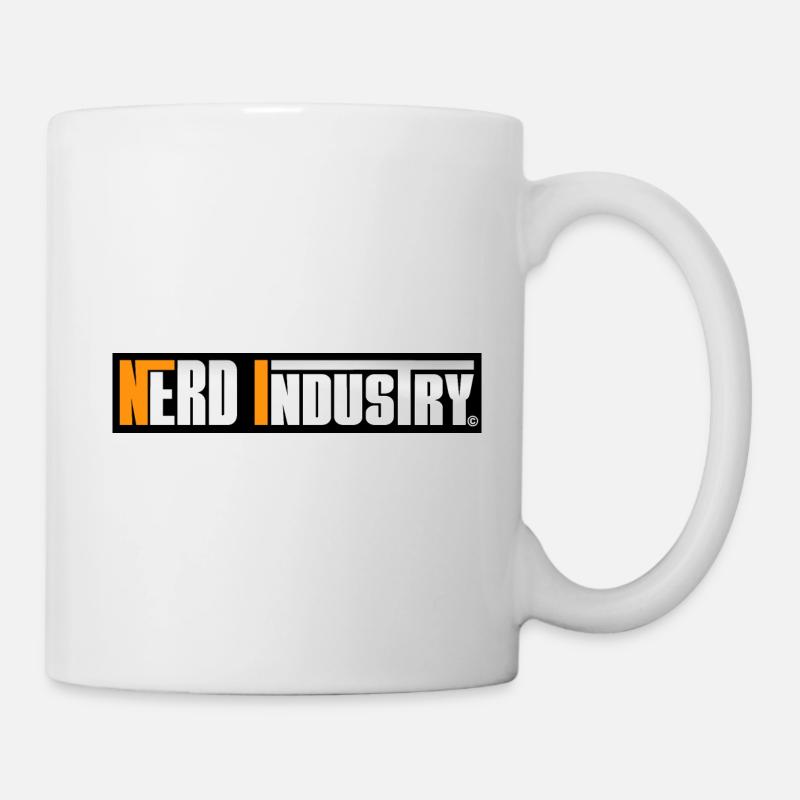 BANIERE NERD INDUSTRY - Mug blanc - blanc