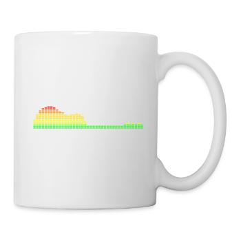 Gitarren-Shape-Equalizer - Tasse - Weiß - Rechts