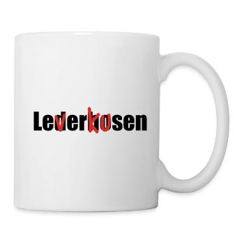 Leverkusen - Zieht den Bayern die Lederhosen aus - Tasse - Weiß - Rechts