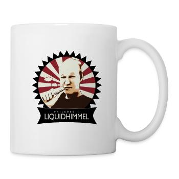 Logo Liquidhimmel - Tasse - Weiß - Rechts