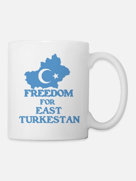 Freedom for East Turkestan - Tasse - Weiß