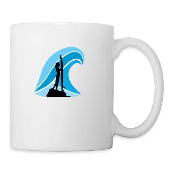 surfeur - Mug blanc - blanc - Droite