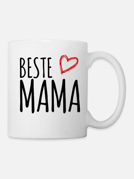 Beste Mama - Tasse - Weiß