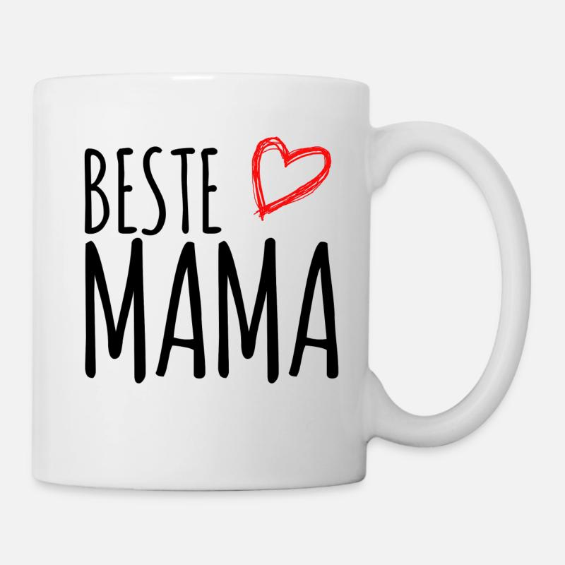 Beste Mama - Tasse - Weiß