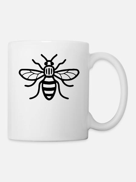 Manchester Bee - Mug - white