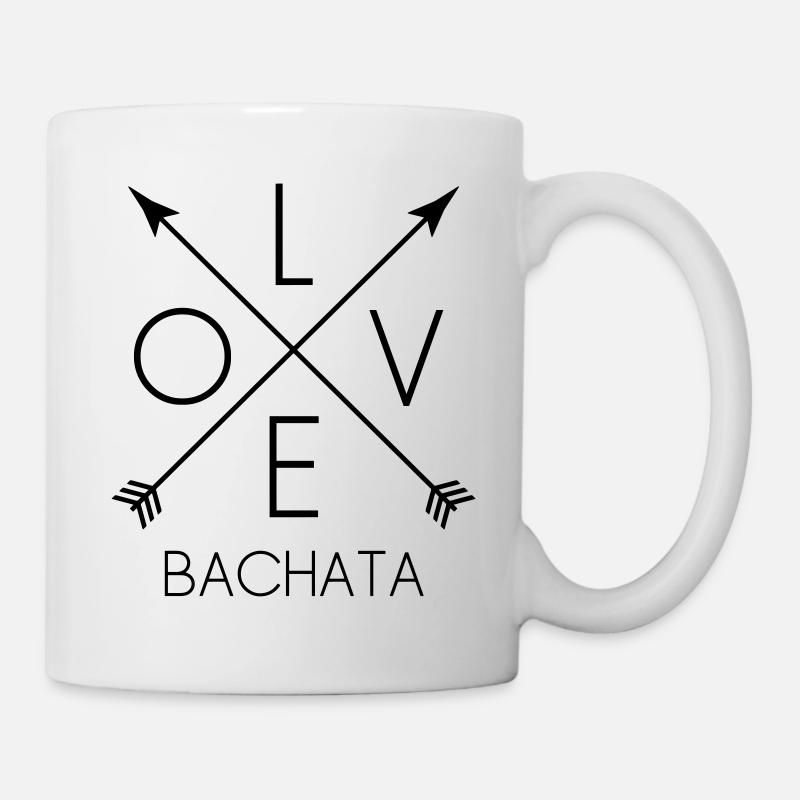 AMOUR Bachata - Bachata Dance Fashion - Mug blanc - blanc