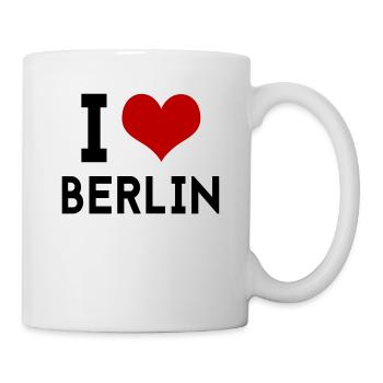 I love Berlin - Tasse - Weiß - Rechts