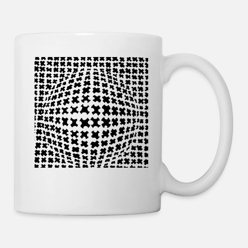 Effet 3D de recherche de la 3D - Mug blanc - blanc