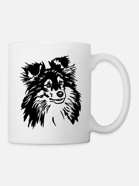 3 Sheltie - Tasse - Weiß
