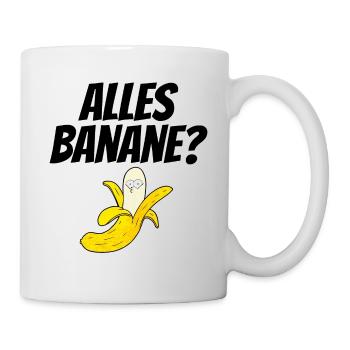 Fruit Banane Banane Drôle Végétalien Végétalien - Mug blanc - blanc - Droite