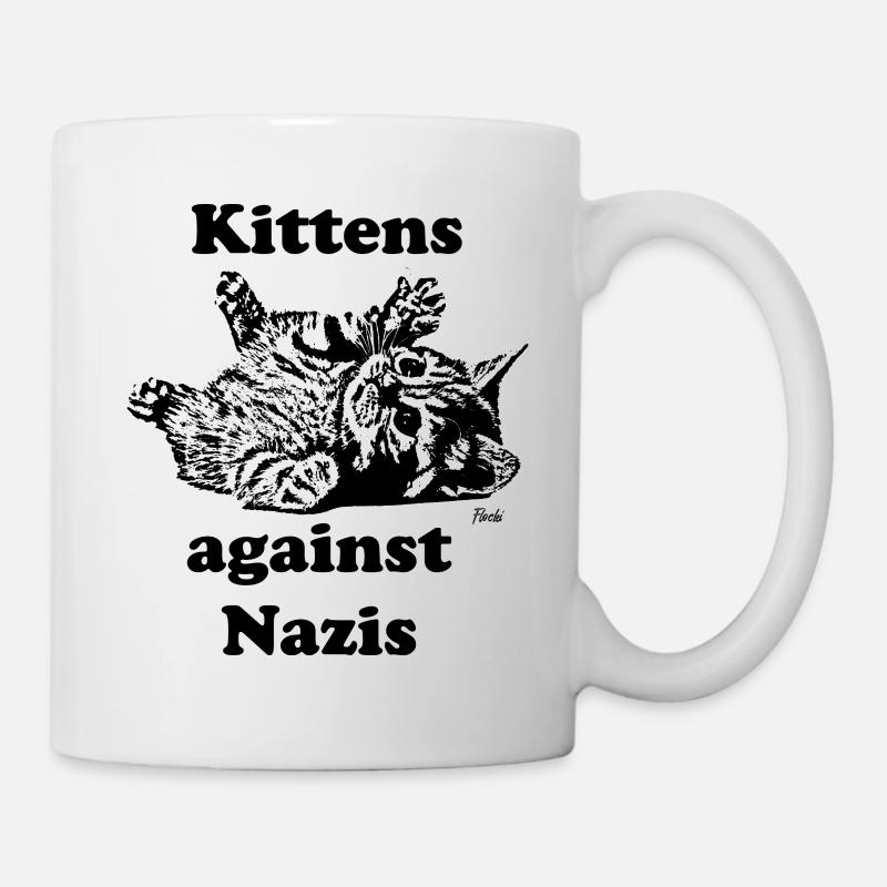 kittensagainstnazis - Mug blanc - blanc