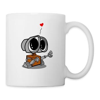 Wall-E - Tasse - Weiß - Rechts