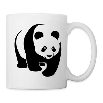 panda teddy bear cute animal t-shirt - Mug - white - Right