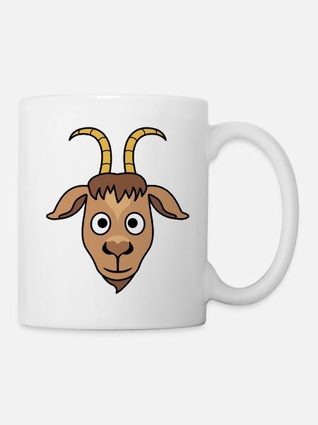der Steinbock - Tasse - Weiß