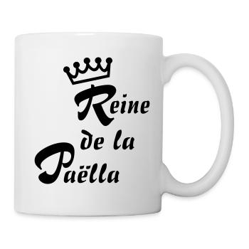 reine paella - Mug blanc - blanc - Droite