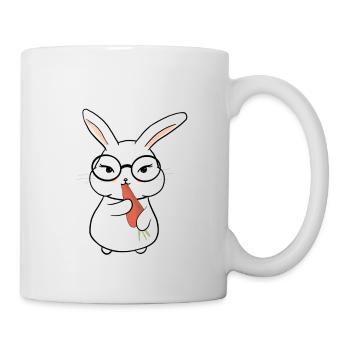 Doux petit lapin - Mug blanc - blanc - Droite