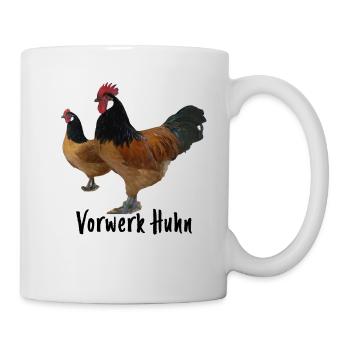 Vorwerk-Huhn - Tasse - Weiß - Rechts