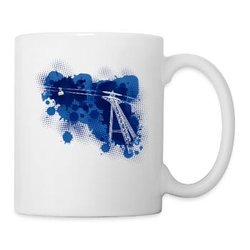 P4 Tipper of Grands Montets - Mug - white - Right