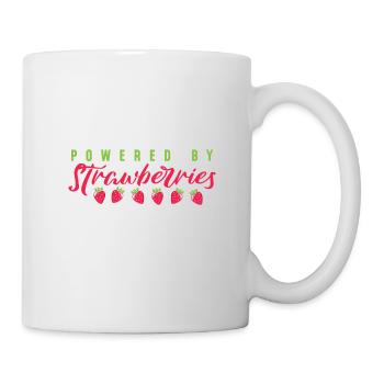 Frucht Erdbeer Früchte Erdbeere Power - Tasse - Weiß - Rechts