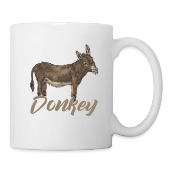 Donkey animal animal lover animal lover animal love idea - Mug - white - Right