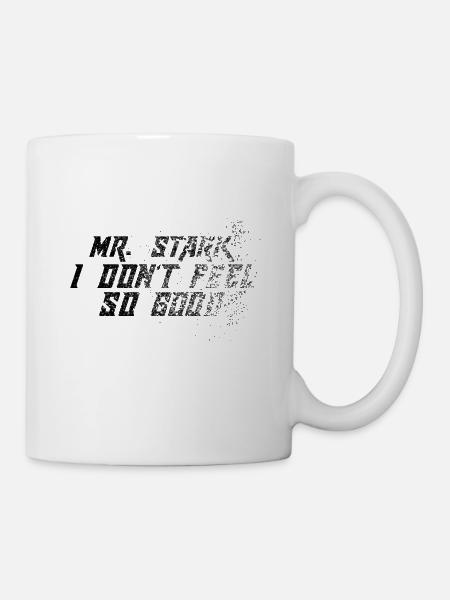 M. Stark ne se sent pas si bien, je ne suis pas bon - Mug blanc - blanc